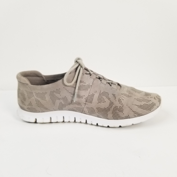 Cole Haan ZeroGrand Perforated Trainer Ironstone Gray W03206 Women's Size 7 B - Picture 3 of 9